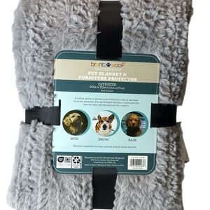 Brentwoof Oversized Waterproof Pet Blanket 60x70" Plush Furniture Protector NEW